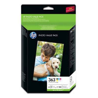Paquete econ�mico papel fotogr�fico HP serie 363, 150 hojas/10x15 cm (Q7966EE#301)